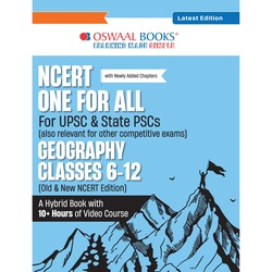 OSWAAL NCERT Geography Classes 6-12 ONE FOR ALL for UPSC N State PSCs